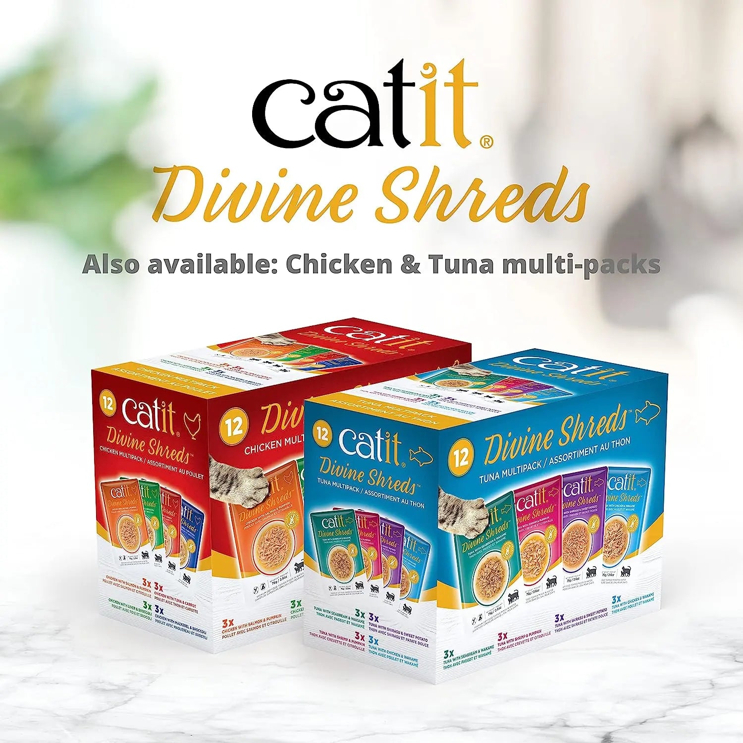 Catit Divine Shreds Chicken Variety Pack CatIt