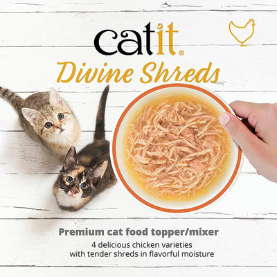 Catit Divine Shreds Chicken with Salmon and Pumpkin CatIt