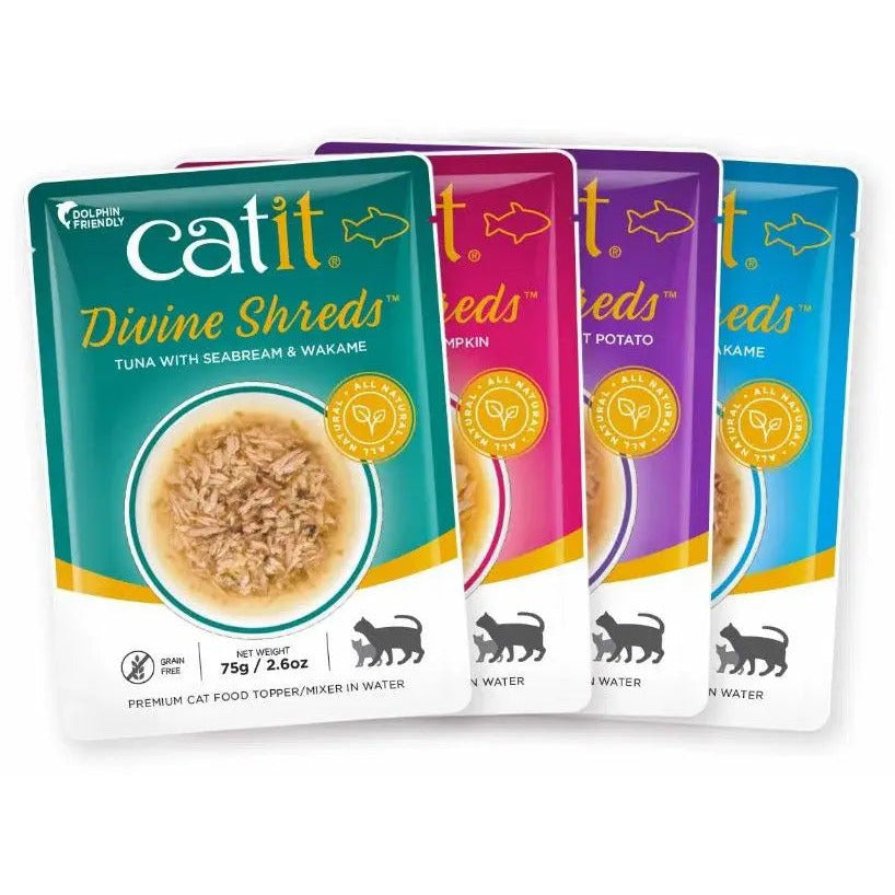 Catit Divine Shreds Tuna Variety Pack CatIt