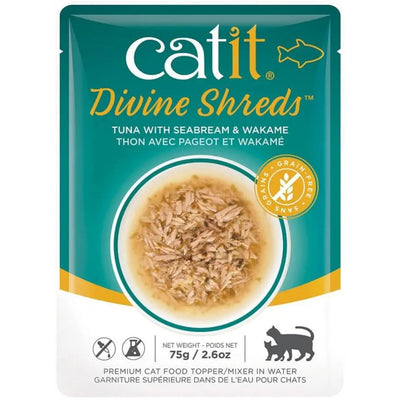 Catit Divine Shreds Tuna with Seabream and Wakame CatIt