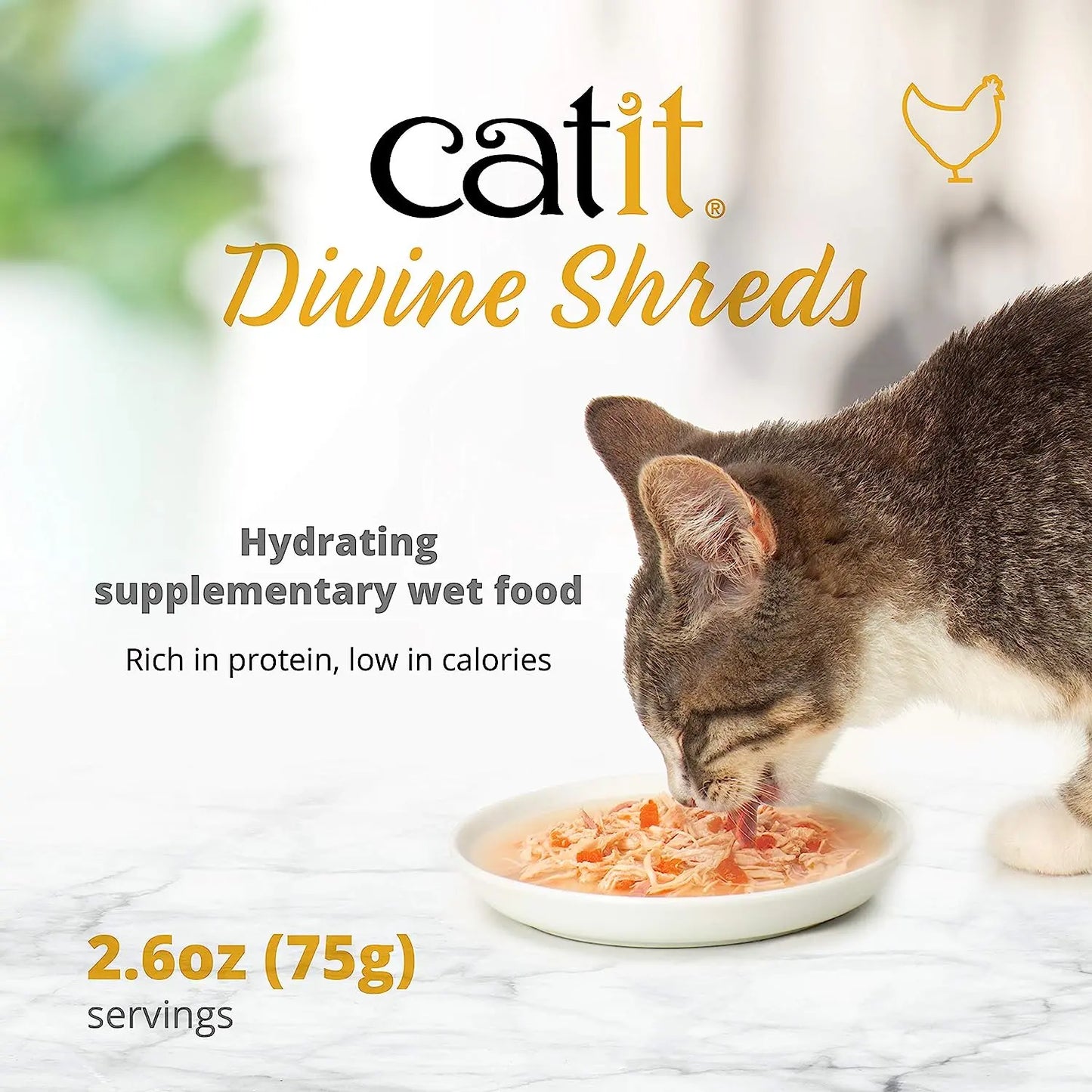 Catit Divine Shreds Tuna with Shrimp and Pumpkin CatIt