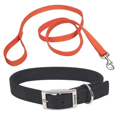 Coastal Flat Buckle Double Ply Nylon Collars & Leads Coastal Pet