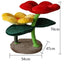 Colorful beautiful flower cat tree climbing frame cozy cats nest scratching Talis Us