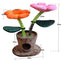 Colorful beautiful flower cat tree climbing frame cozy cats nest scratching Talis Us