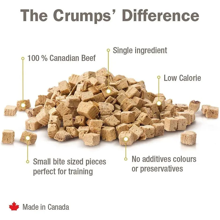 Crumps' Naturals Mini Trainers Freeze Dried Beef Liver Dog Treats Crumps' Naturals