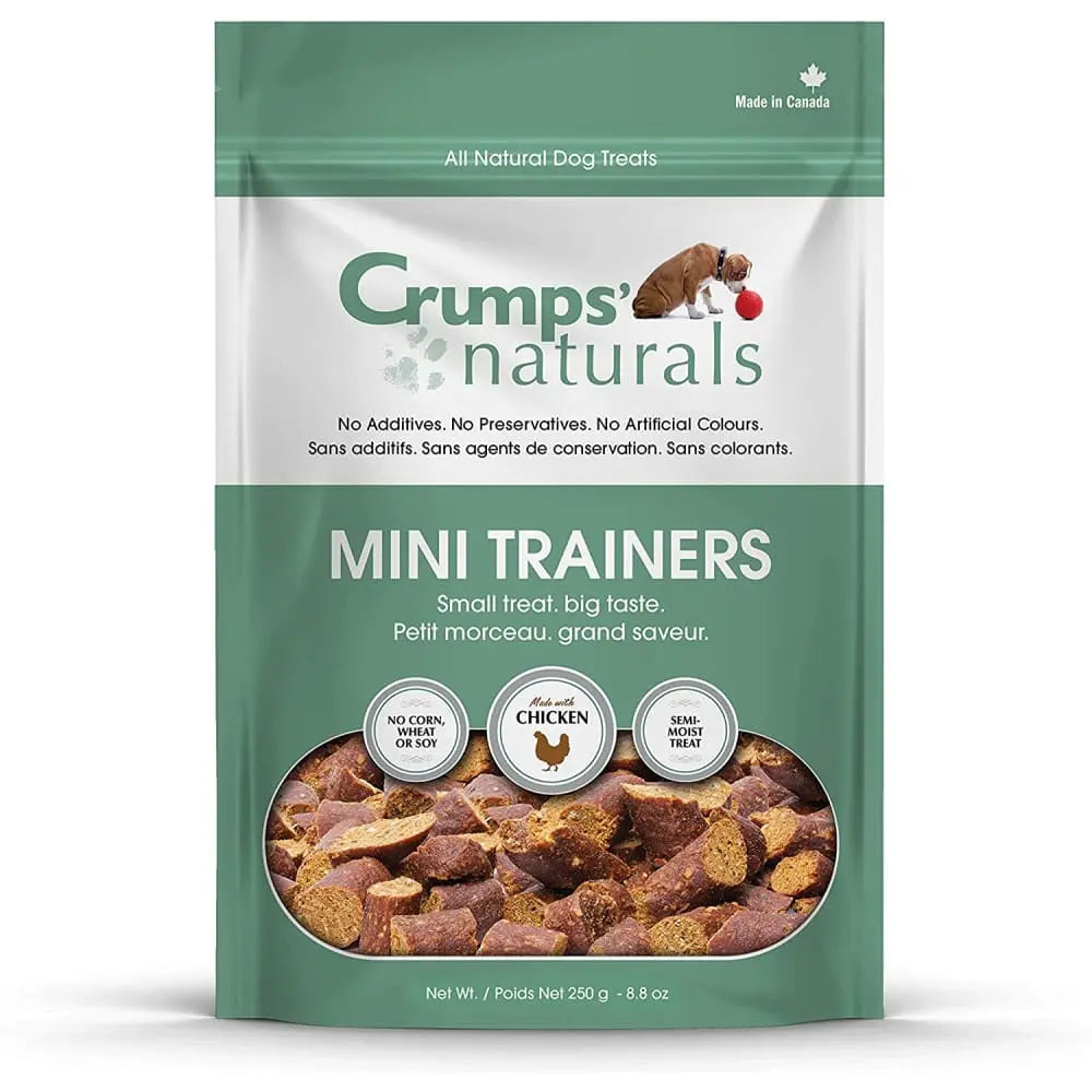 Crumps' Naturals Mini Trainers Semi-Moist Chicken Dog Treats Crumps' Naturals