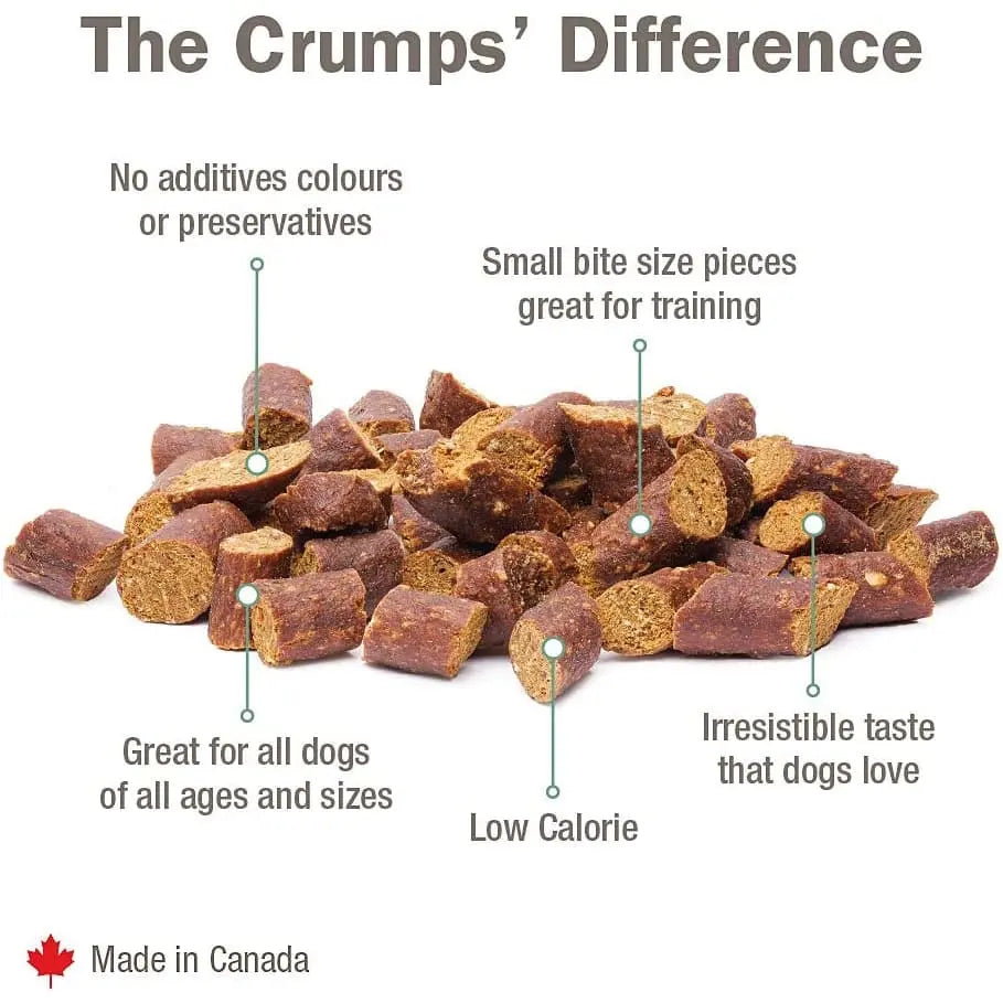 Crumps' Naturals Mini Trainers Semi-Moist Chicken Dog Treats Crumps' Naturals