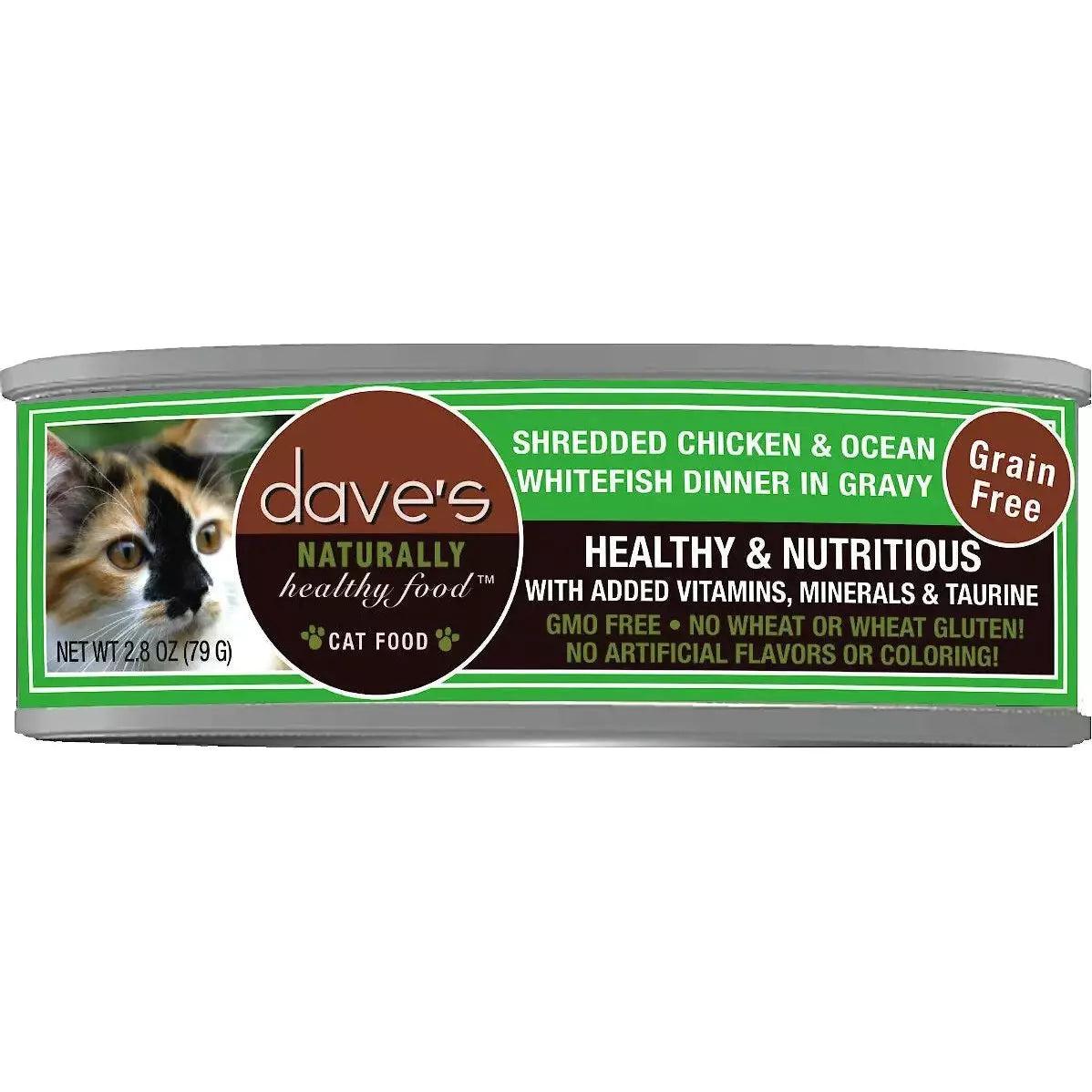 Dave's Pet Food Naturally Healthy Grain-Free  Dinner in Gravy Wet Cat Food  case of 24 Dave's Pet Food