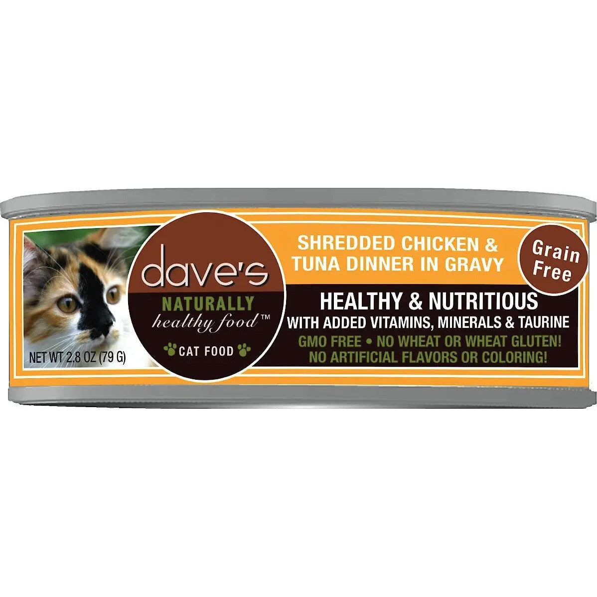 Dave's Pet Food Naturally Healthy Grain-Free  Dinner in Gravy Wet Cat Food  case of 24 Dave's Pet Food