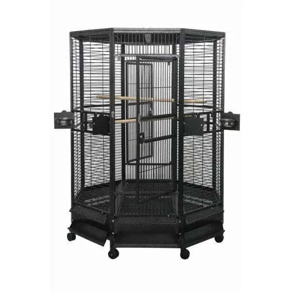 Diameter Octagon Parrot Cage 52"x52"x74" A&E Cage Company