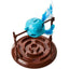 Doc & Phoebe Twirly Bird Cat Treat Dispenser Brown/Blue 5.25 in Doc & Phoebe CPD