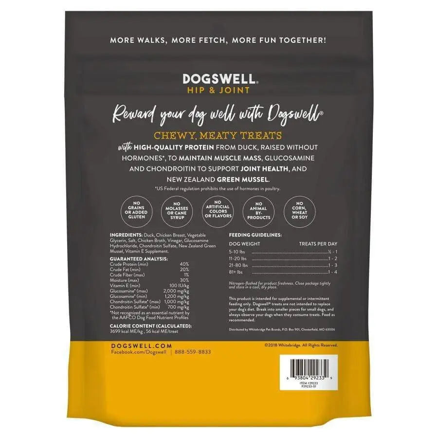 Dogswell Hip & Joint Grain-Free Duck Jerky Dog Treat Dogswell CPD