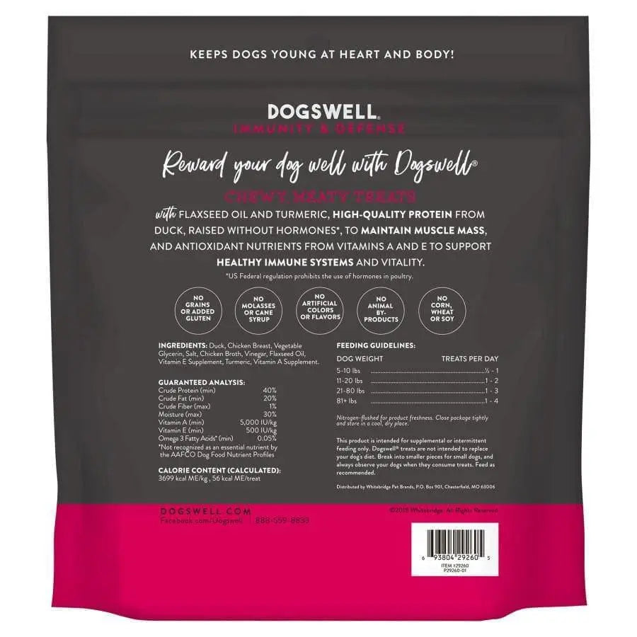 Dogswell Immunity & Defense Grain-free Duck Jerky Dog Treats Dogswell