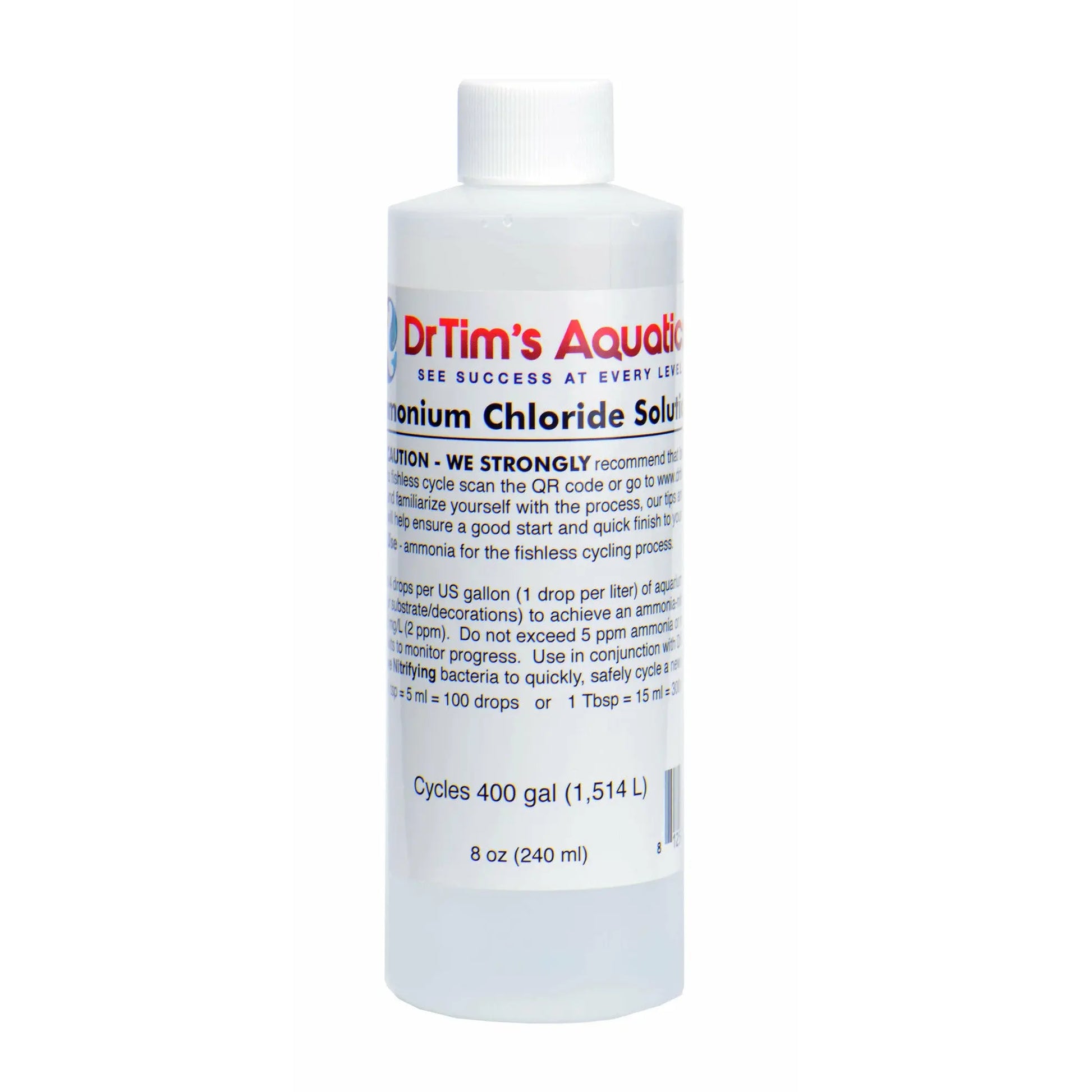 Dr. Tim's Aquatics Ammonium Chloride Solution for Fishless Cycling Dr. Tim's Aquatics