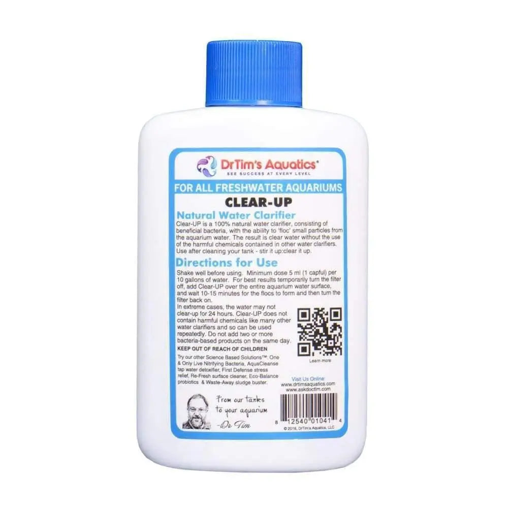 Dr. Tim's Aquatics Clear-UP Natural Water Clarifier for Freshwater Aquarium 4 Fl. oz Dr. Tim's Aquatics