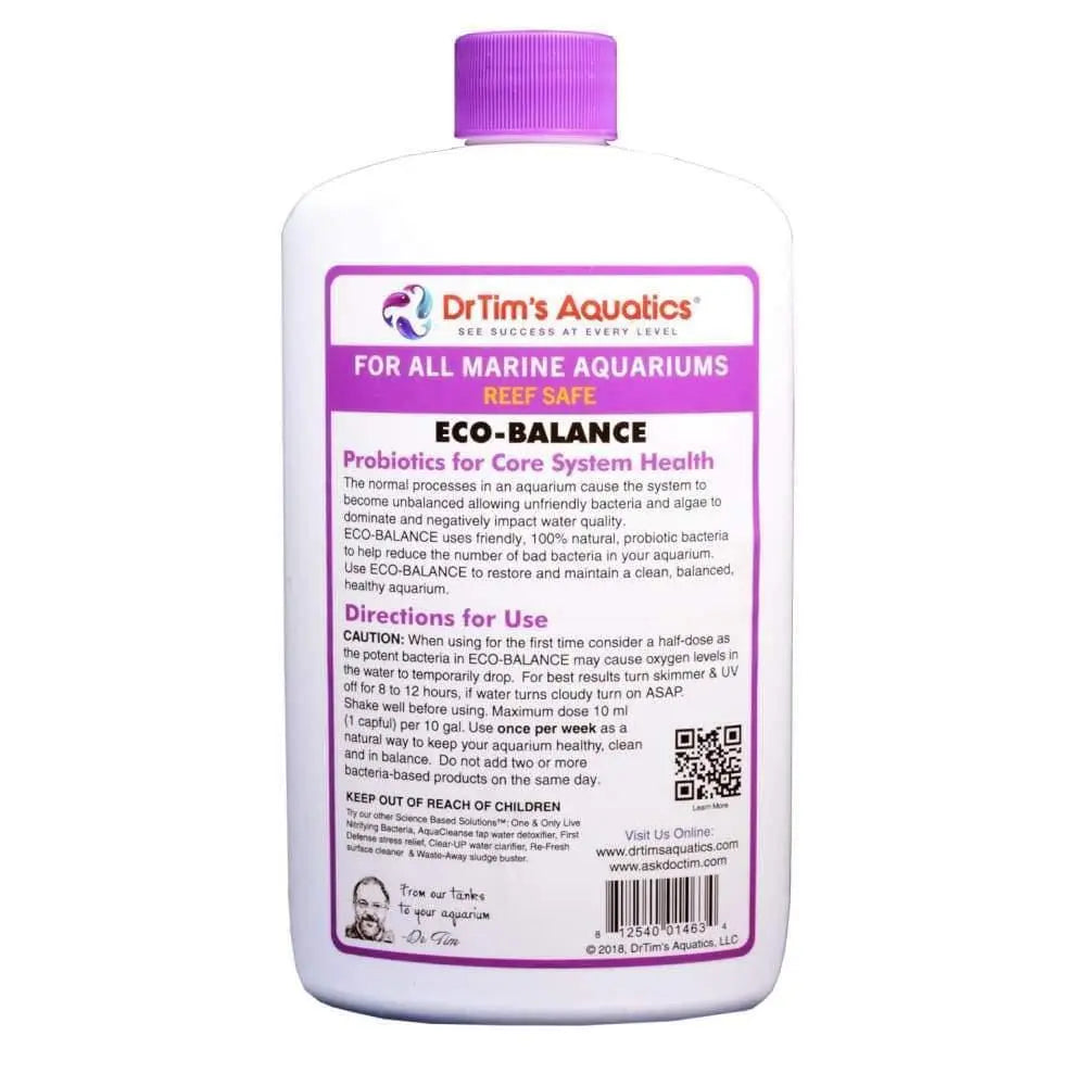 Dr. Tim's Aquatics Eco-Balance Multi-Strain Probiotic Bacteria for Reef Aquarium Dr. Tim's Aquatics