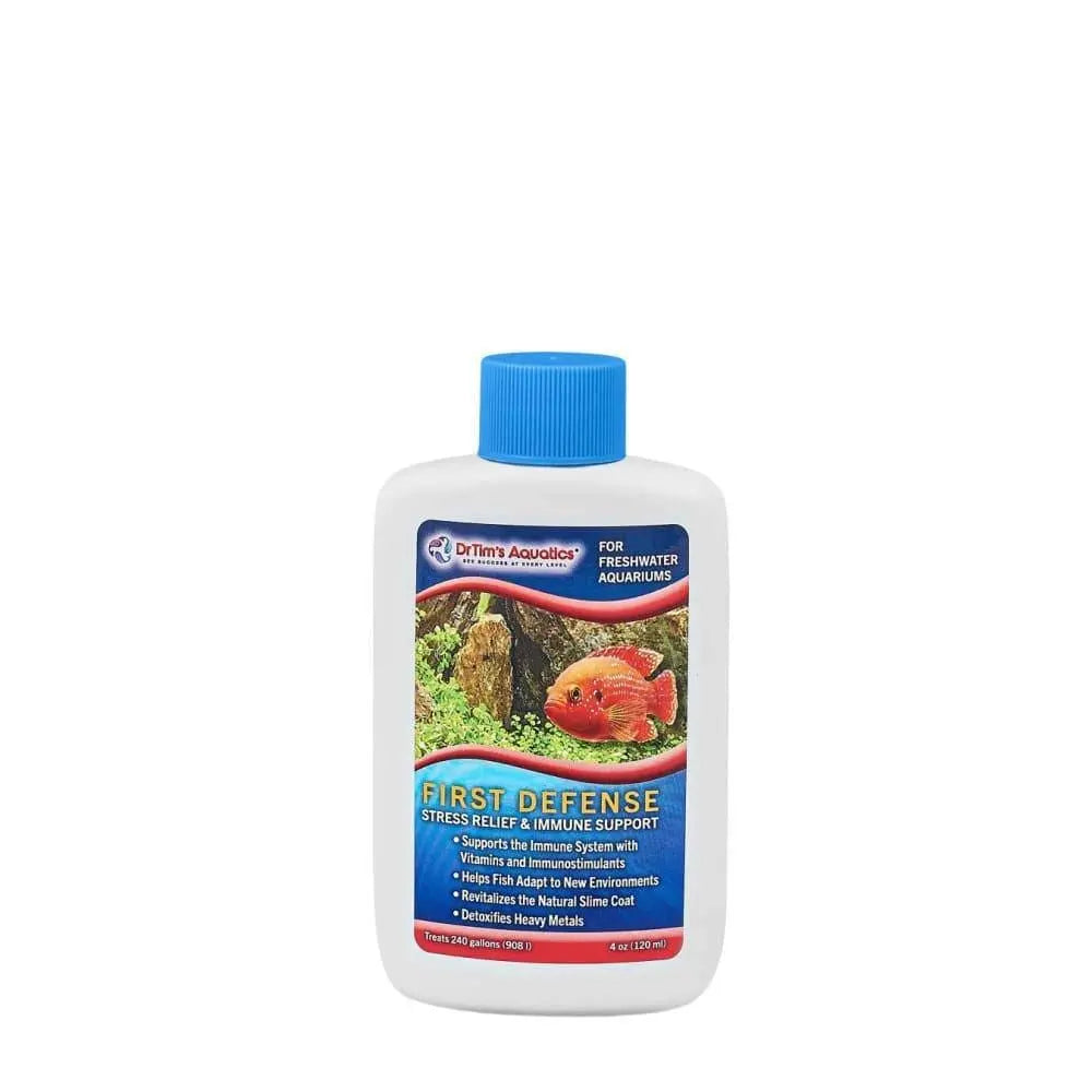 Dr. Tim's Aquatics First Defense Fish Stress Relief & Immune Support for Freshwater Aquarium Dr. Tim's Aquatics