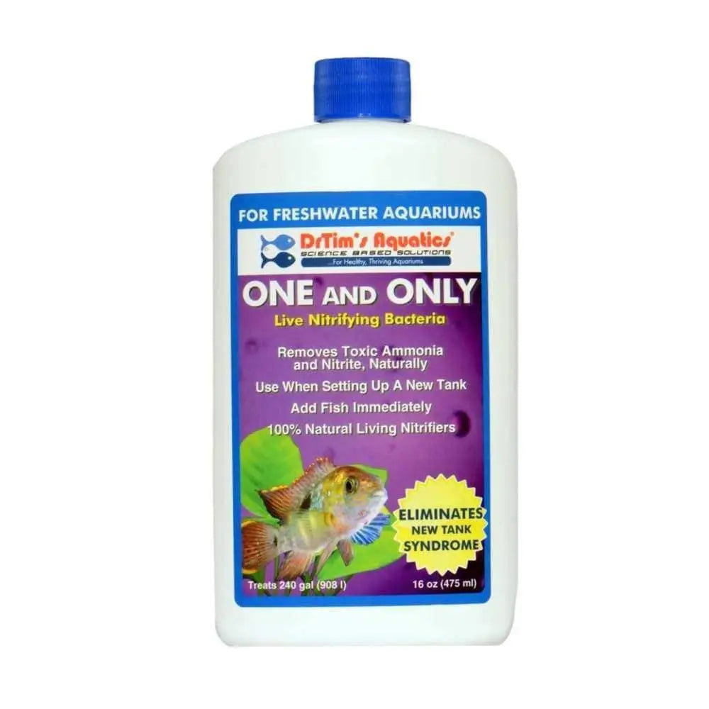 Dr. Tim's Aquatics One & Only Live Nitrifying Bacteria for Freshwater Aquariums Dr. Tim's Aquatics