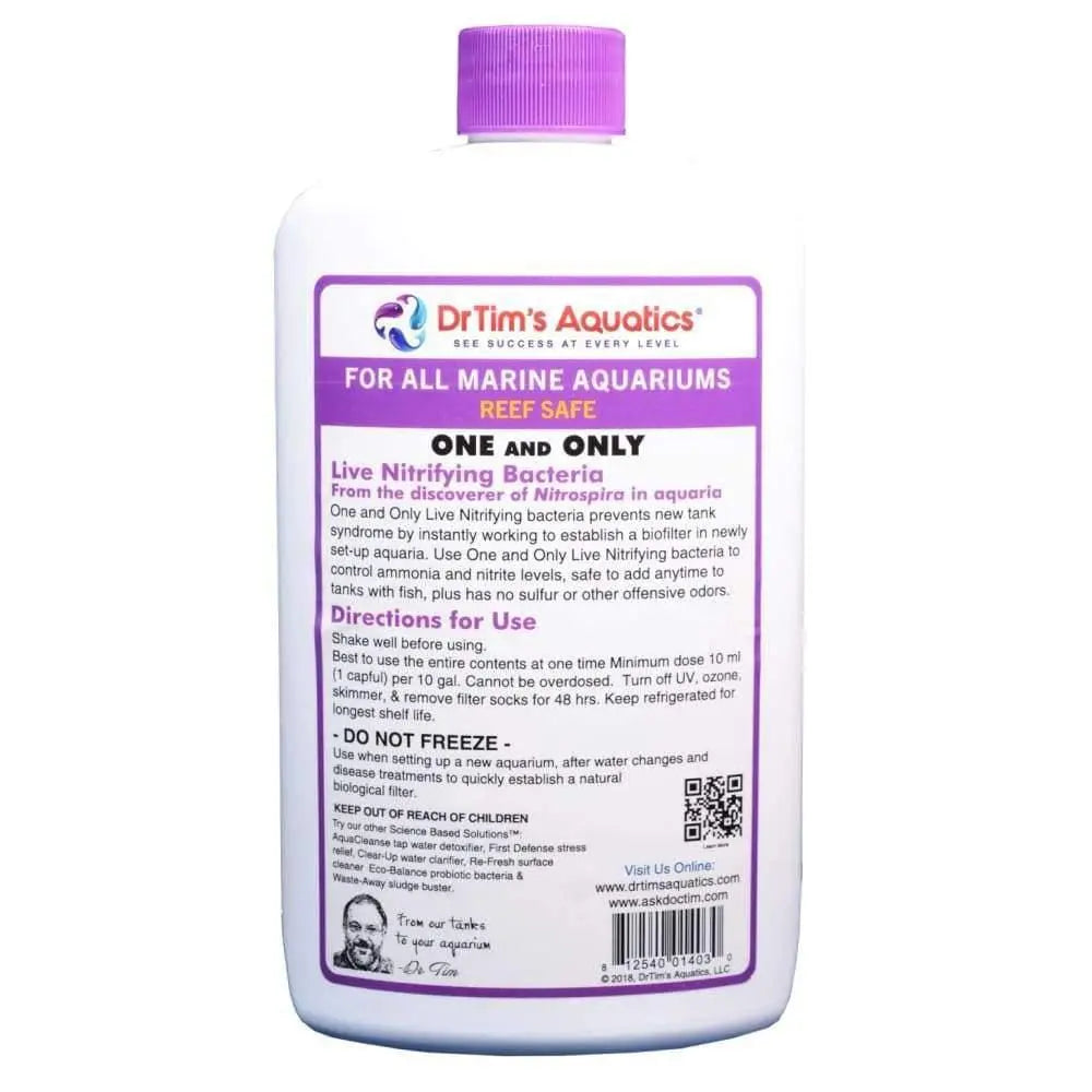 Dr. Tim's Aquatics One & Only Live Nitrifying Bacteria for Reef Aquarium Dr. Tim's Aquatics