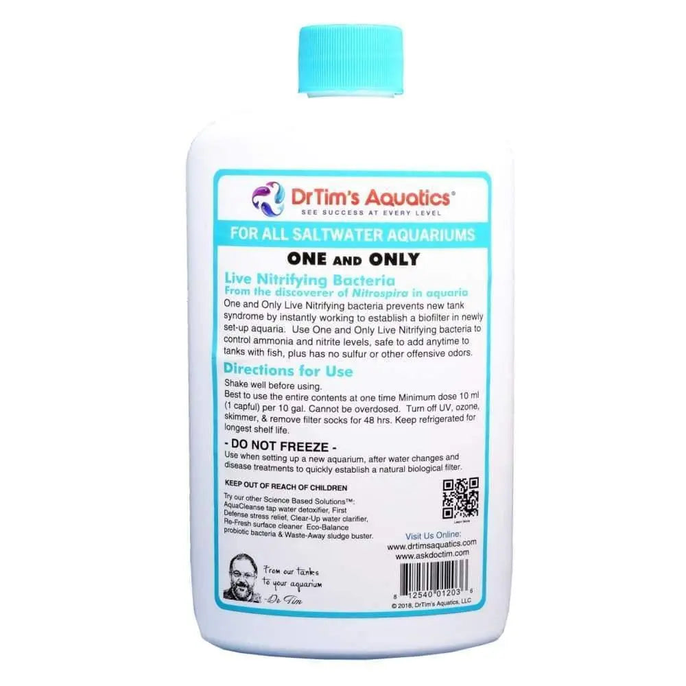 Dr. Tim's Aquatics One & Only Live Nitrifying Bacteria for Saltwater Aquariums Dr. Tim's Aquatics