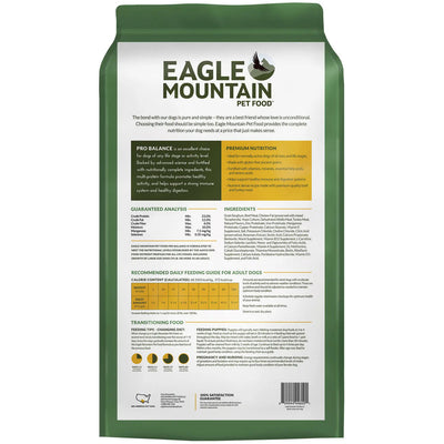 Eagle Mountain Pro Balance with Ancient Grains Beef Meal Dry Dog Food 40 lb Eagle Mountain