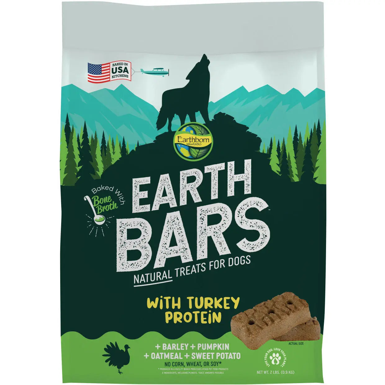 Earthborn Holistic EarthBars Dog Biscuits Turkey Earthborn Holistic®