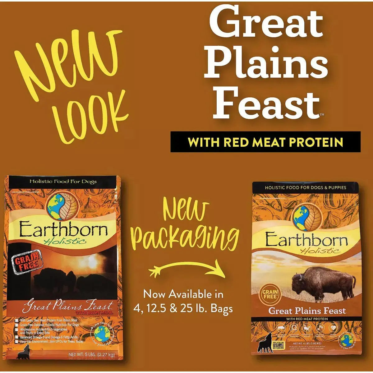 Earthborn Holistic® Grain Free Great Plains Feast with Bison Meal Earthborn Holistic®