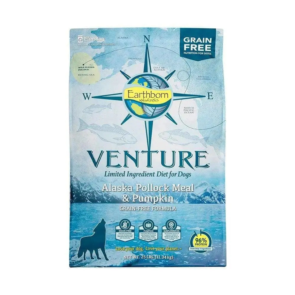 Earthborn Holistic® Venture Alaska Pollock Meal & Pumpkin Grain Free Formula 25 Lbs Earthborn Holistic®