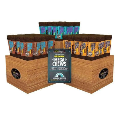 Etta Says! Mega Chew Starter Kit Display Dog Treats 54 pk Etta Says