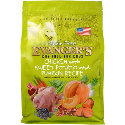 Evanger's Grain Free Chicken, Sweet Potato & Pumpkin Dry Dog Food Evanger's