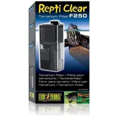 Exo Terra Repti F250 Clear Compact Reptile Terrarium Filter Exo Terra