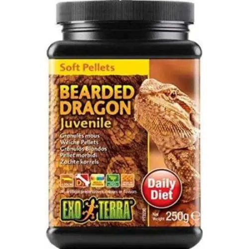 Exo Terra Soft Pellets Juvenile Bearded Dragon Food Exo-Terra