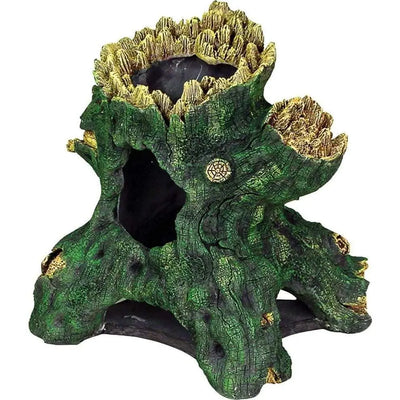 Exotic Environments Jumbo Hollow Tree Stump Blue Ribbon Pet