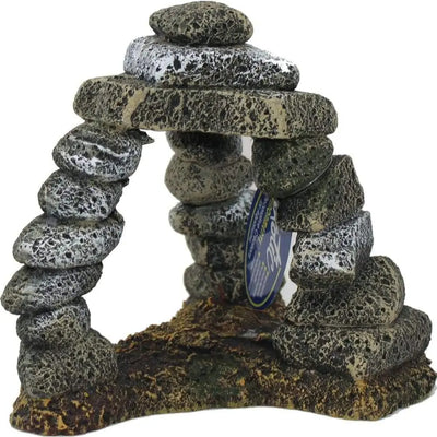 Exotic Environments Triple Pebble Archway Blue Ribbon Pet