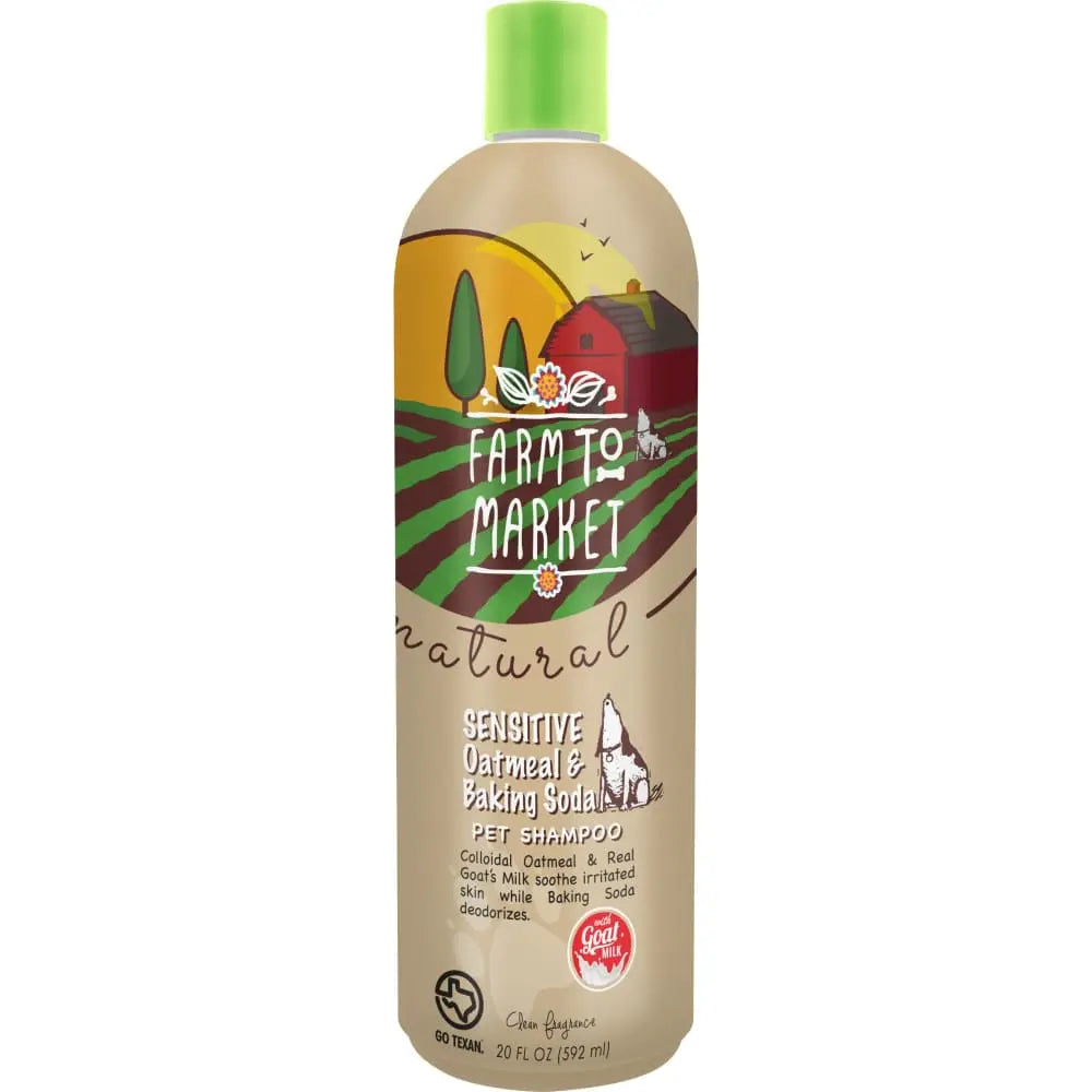 Farm to Market Natural Sensitive Oatmeal & Baking Soda Shampoo w/ Goat Milk 20 oz Farm to Market