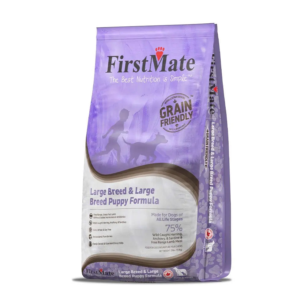 FirstMate™ Grain Friendly™ Large Breed (Puppy + Adult) Formula Dog Food 25lb FirstMate?