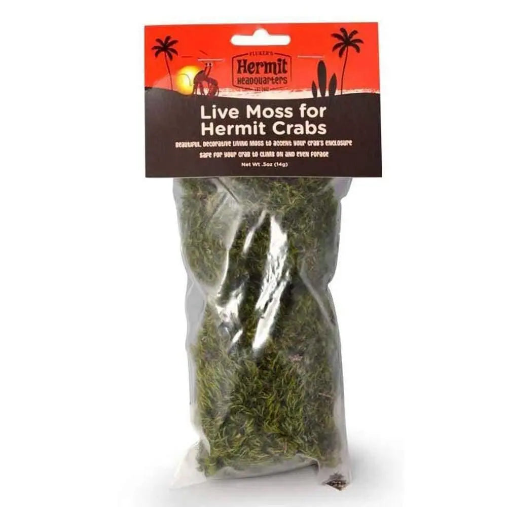 Fluker's Hermit Crab Live Moss 0.7oz Fluker s