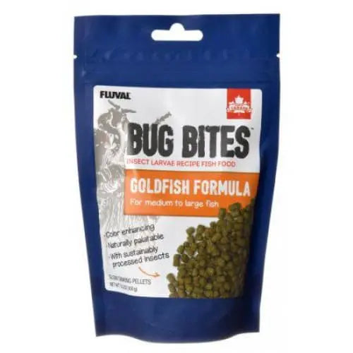 Fluval Bug Bites Goldfish Formula Pellets for Medium-Large Fish Fluval