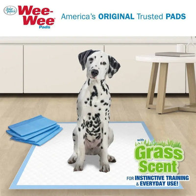 Four Paws Wee-Wee Grass Scented Puppy Pads Standard 22 in X 23 in Four Paws CPD