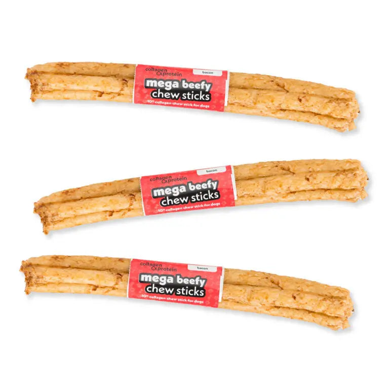 Frankly Pet Collagen Mega Beefy Bacon Sticks Dog Treat Frankly Pet