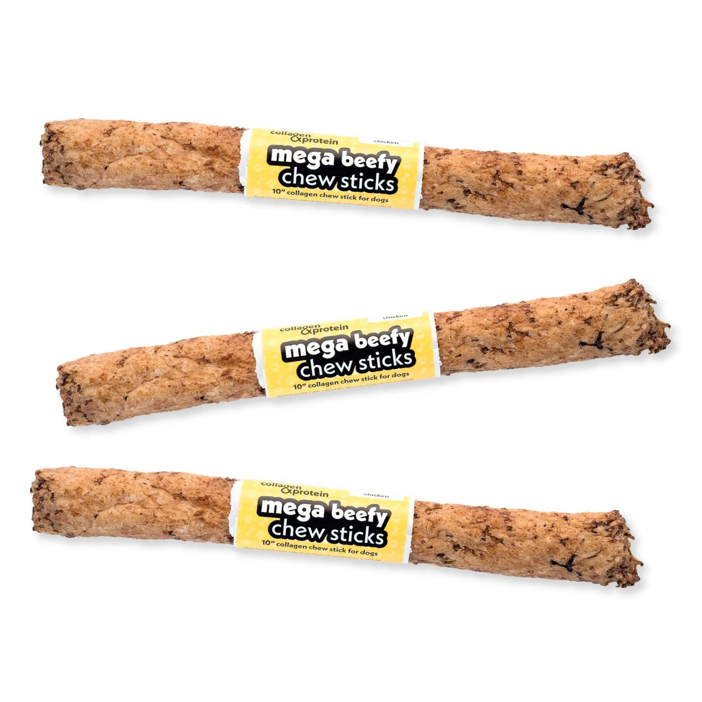 Frankly Pet Collagen Mega Beefy Chew Chicken Sticks Dog Treat Frankly Pet