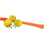 Funky Flingerz on Stick Launchable Plush Dog Toys Funky Flingerz