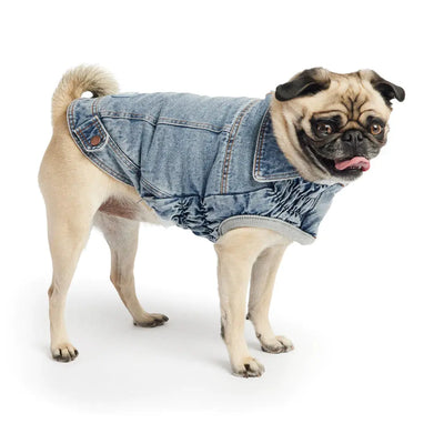 GF Pet Denim Dog Jacket Light Wash GF Pet