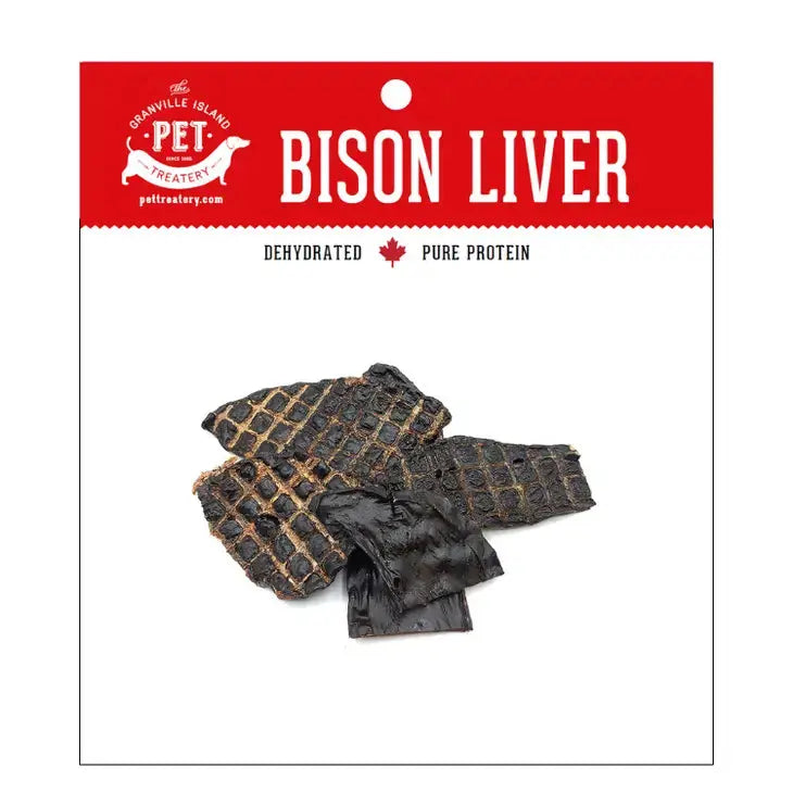 Granville Bison Liver Dehydrated Dog Treats Granville