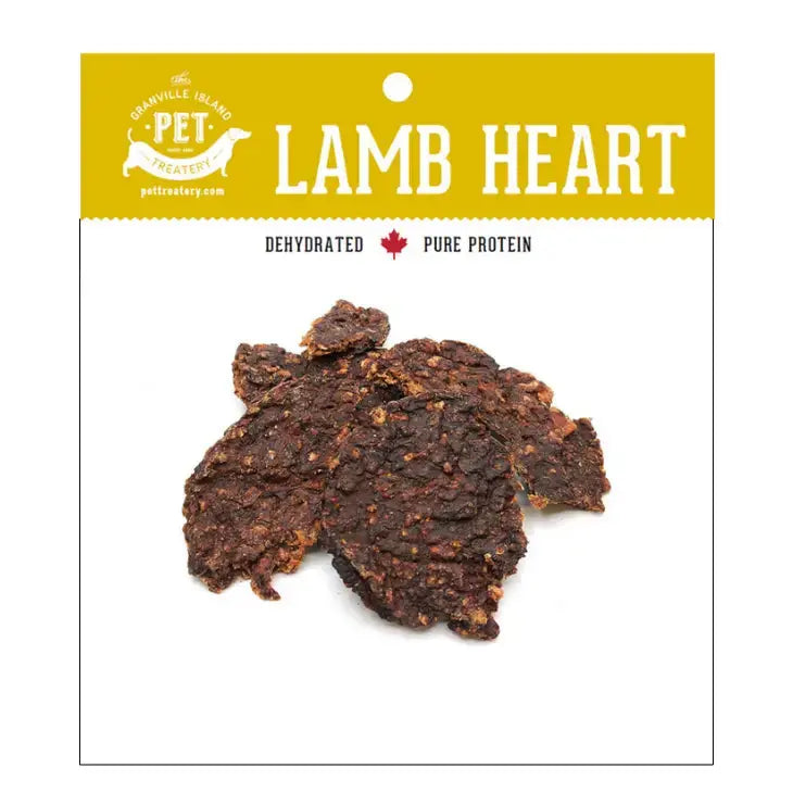 Granville Lamb Heart Dehydrated Dog Treats Granville