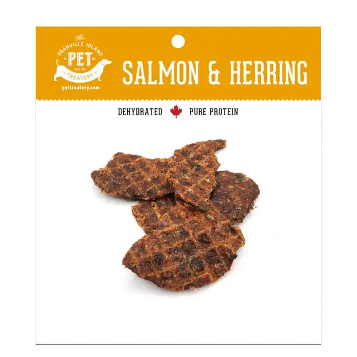 Granville Wild Salmon & Herring Dehydrated Dog Treats Granville