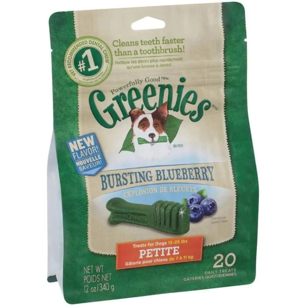 Greenies Blueberry Flavor Dog Dental Treat 12 oz Greenies CPD