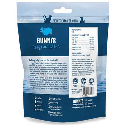 Gunni's Omega Rich Cod Mini Morsel Cat Treats Gunni's Taste of Iceland