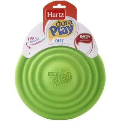 Hartz Dura Play Disc Bacon Scented Dog Toy Hartz