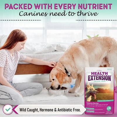 Health Extension Grain Free Salmon Dry Dog Food Health Extension